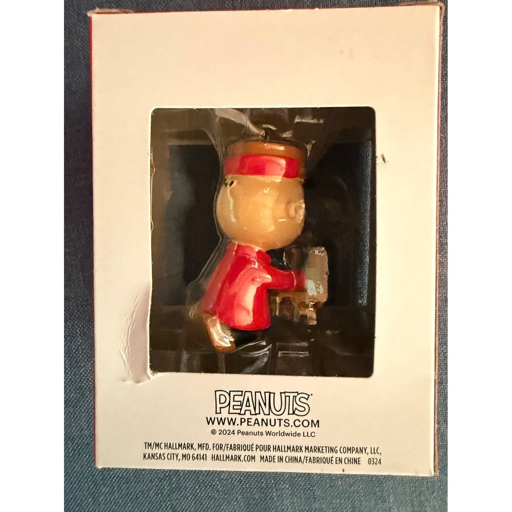 Hallmark Peanuts Charlie Brown Christmas Tree Ornament 2024 3HCM2208 Red Jacket - Picture 5 of 5
